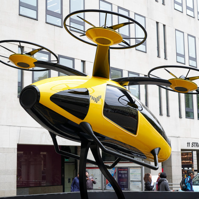 Flying taxis 'coming' to Britain 'in 2028'
