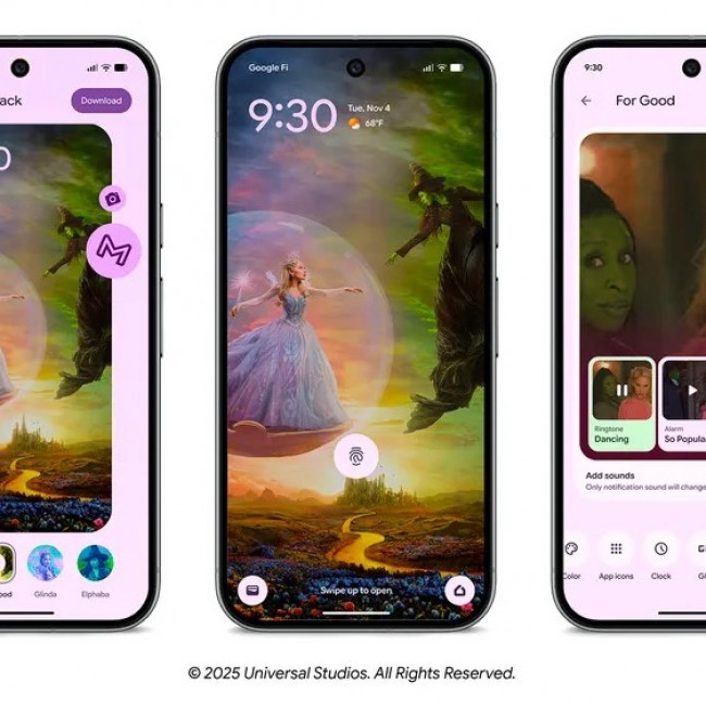 Google adds Wicked: For Good theme pack for Pixels