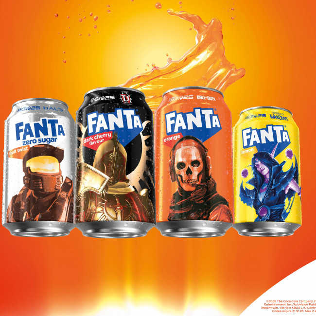 Fanta and Xbox team up for limited edition collection